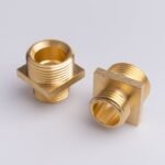 Custom CNC Machined Brass Adaptor for Water Pipe Plumbing