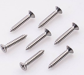 Custom countersunk cross-recess self-tapping screws