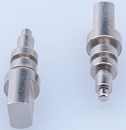 Precision stepped axle pins