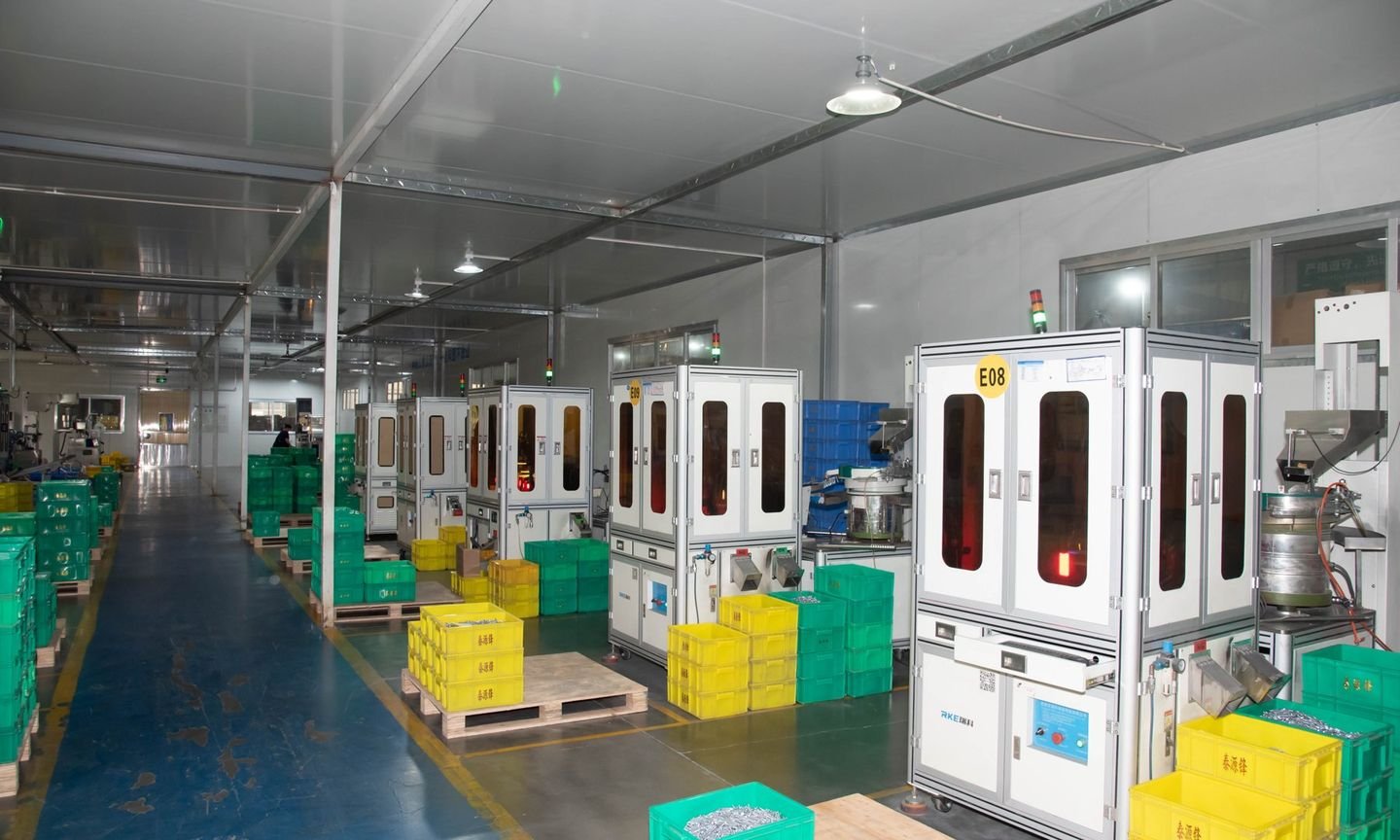 Optical sorting machines in the TYF sorting area