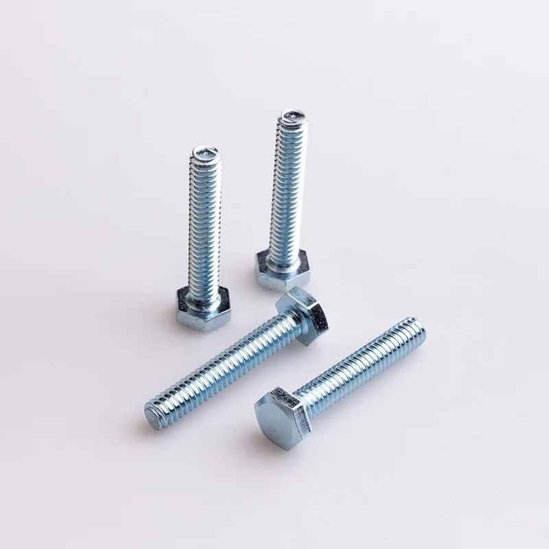 carbon steel zinc plated hex bolts