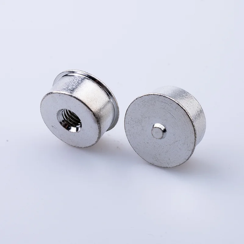 cnc part custom tin plated brass round cylinder nuts