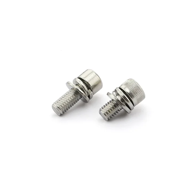 stainless steel sems combination screw