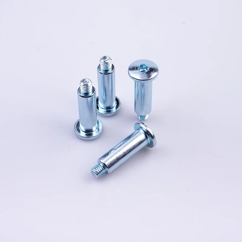 custom hex socket flat head step screw